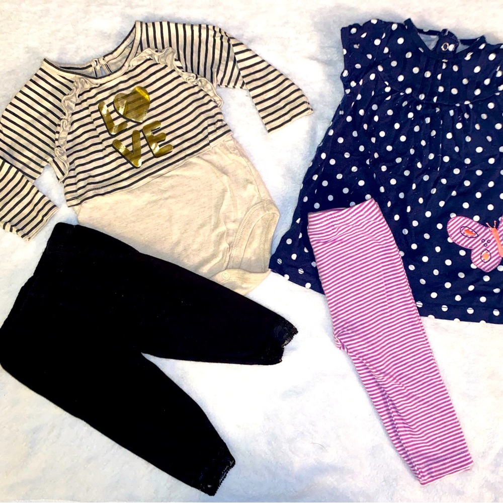 2 baby outfits